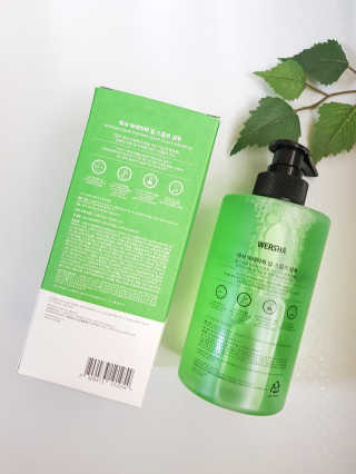 워샤 쑥테라피 딥스칼프 샴푸 500ml + 헤어토닉 150ml — 5점을 준 리뷰어가 2020년 5월 올린 사용 사진