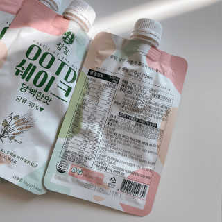 [꾸콤] 참참 OOTD쉐이크 담백한 일주일세트 50g x 5 — 4.5점을 준 리뷰어가 2020년 11월 올린 사용 사진