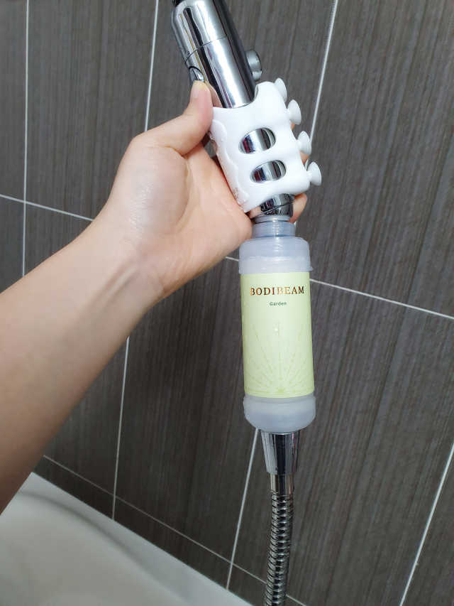 바디빔 비타민 샤워필터 리뷰 사진