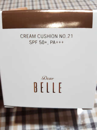 디어벨르 크림쿠션 DEAR BELLE CREAM COUSION — 4점을 준 리뷰어가 2020년 8월 올린 사용 사진