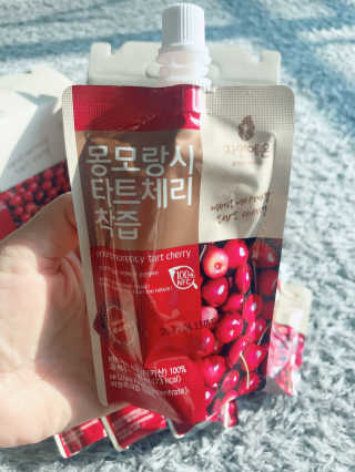 자연에온 몽모랑시 타트체리 착즙 100mL 10개입 2BOX — 5점을 준 리뷰어가 2020년 10월 올린 사용 사진