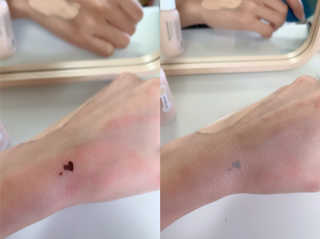 셀프코딩 네버비더세임 리퀴드 파운데이션 — 4점을 준 리뷰어가 2020년 9월 올린 사용 사진