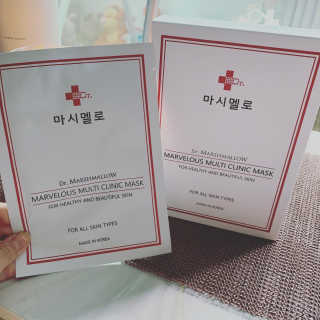 닥터마시멜로 마블러스 멀티 클리닉 마스크 — 4.5점을 준 리뷰어가 2020년 9월 올린 사용 사진