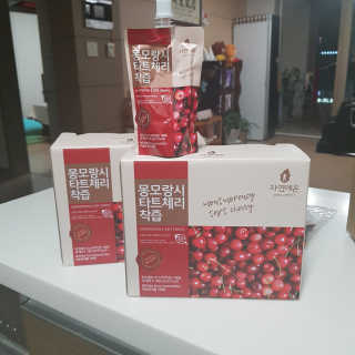 자연에온 몽모랑시 타트체리 착즙 100mL 10개입 2BOX — 5점을 준 리뷰어가 2020년 10월 올린 사용 사진