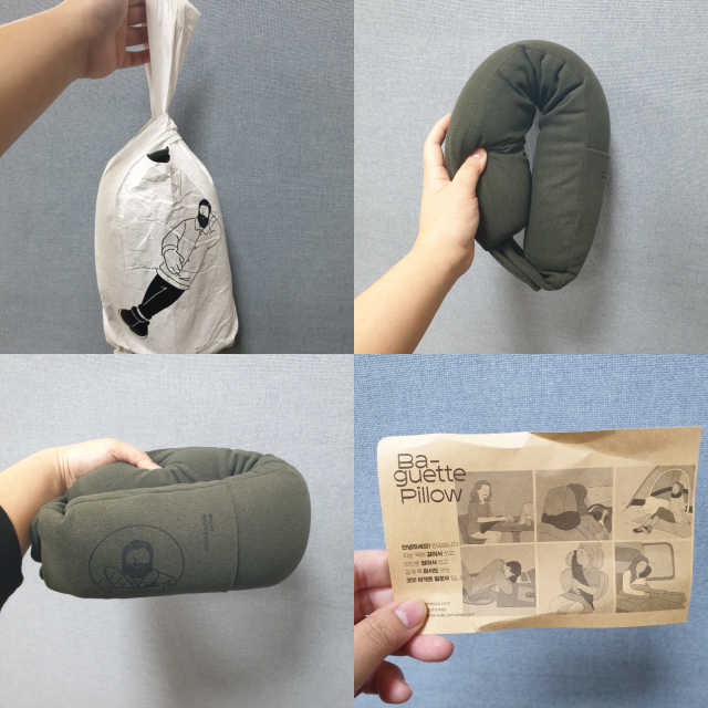 코오 바게트 필로우 메모리폼 목베개 리뷰 사진
