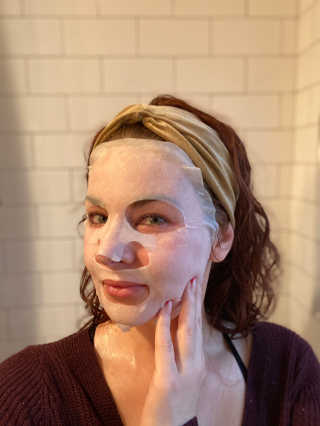 트리티스 [Treatis] Facial Sheet Mask — 5점을 준 리뷰어가 2020년 11월 올린 사용 사진