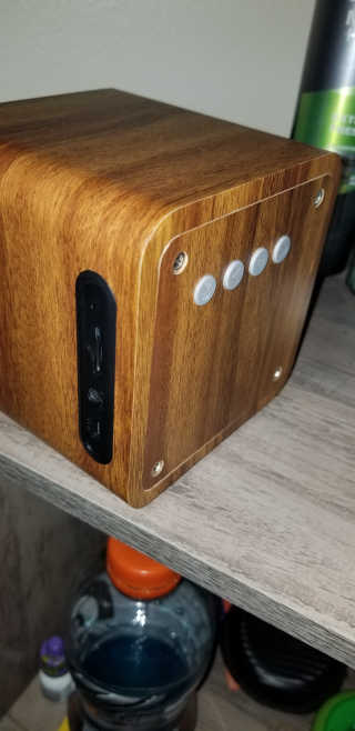 SEVIZ MINI10W 레트로 블루투스 스피커 — 5점을 준 리뷰어가 2020년 8월 올린 사용 사진