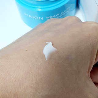 바르는콜라겐 하이온 제주바다보배 슬리핑마스크 100mL — 5점을 준 리뷰어가 2020년 6월 올린 사용 사진