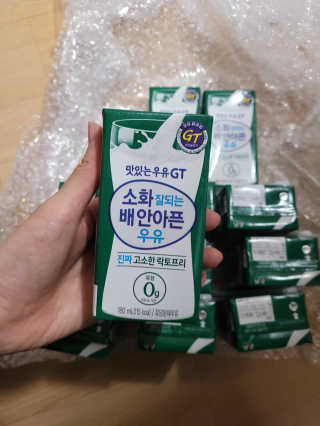 남양유업 소화잘되는 배안아픈 우유 멸균 12EA — 5점을 준 리뷰어가 2020년 12월 올린 사용 사진