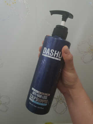 다슈코리아 다슈 데일리 단백질 한방 두피 골드 샴푸 500ml — 4.5점을 준 리뷰어가 2020년 12월 올린 사용 사진