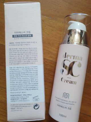 derma SC-Cream 더마에스씨 크림 100ml — 5점을 준 리뷰어가 2020년 4월 올린 사용 사진