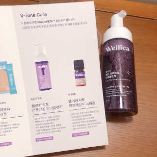 웰리카_V CARE 웰리카 락토 리프레싱 이너클렌저 — 5점을 준 리뷰어가 2020년 12월 올린 사용 사진