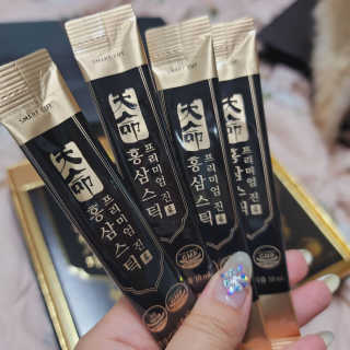 헬스업_천명진프리미엄홍삼스틱_10ml x 30포 — 5점을 준 리뷰어가 2020년 12월 올린 사용 사진