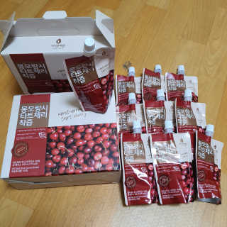 자연에온 몽모랑시 타트체리 착즙 100mL 10개입 2BOX — 5점을 준 리뷰어가 2020년 9월 올린 사용 사진