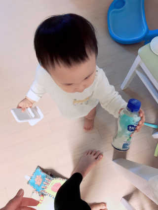 남양유업 [ 아인슈타인 ] 머리가 마시는 아인슈타인 킨더밀쉬 — 5점을 준 리뷰어가 2020년 5월 올린 사용 사진