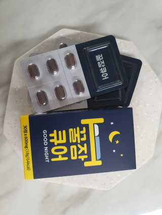 조은약초 꿀잠큐어 제주 감태추출물 감태정 600mg — 4점을 준 리뷰어가 2020년 7월 올린 사용 사진