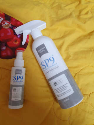 SP9 스프레이형 프리미엄 살균소독제 500ml+100ml — 5점을 준 리뷰어가 2020년 11월 올린 사용 사진