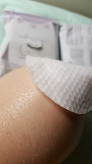 라이크아임파이브 마일드 선 클렌징 패드 리뉴얼 — 5점을 준 리뷰어가 2020년 6월 올린 사용 사진