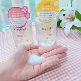 Purebble 당김없이 속촉촉_퓨어블 핸드워시 3종 [랜덤발송] — 5점을 준 리뷰어가 2020년 7월 올린 사용 사진