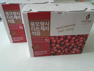 자연에온 몽모랑시 타트체리 착즙 100mL 10개입 2BOX — 5점을 준 리뷰어가 2020년 11월 올린 사용 사진