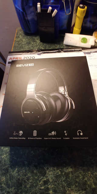 SEVIZ Bluetooth Headphones 10 3color — 3점을 준 리뷰어가 2020년 4월 올린 사용 사진