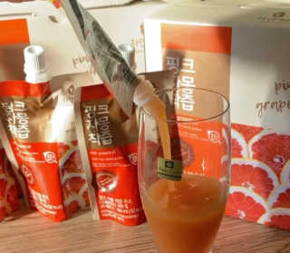 자연에온 핑크 자몽 착즙 100mL 10개입 2BOX — 5점을 준 리뷰어가 2020년 11월 올린 사용 사진