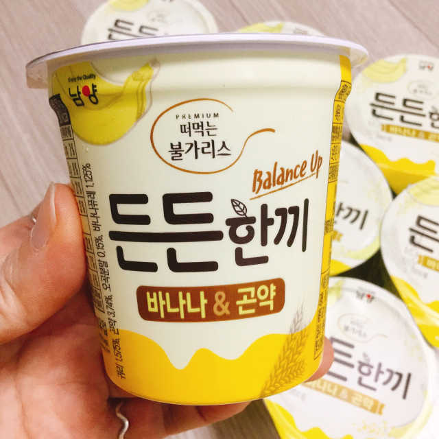 [떠먹는 불가리스] 든든한끼 바나나 곤약 10ea 리뷰 사진