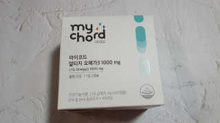 JW중외제약 마이코드 알티지 오메가3 1000 mg — 5점을 준 리뷰어가 2020년 8월 올린 사용 사진