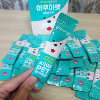 펫시랩 반려견용 액상 프리바이오틱스 아쿠아펫 — 5점을 준 리뷰어가 2020년 11월 올린 사용 사진