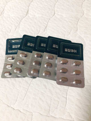 조은약초 꿀잠큐어 제주 감태추출물 감태정 600mg — 5점을 준 리뷰어가 2020년 4월 올린 사용 사진