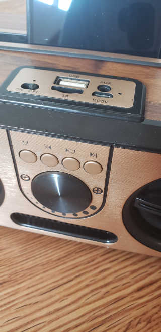 SEVIZ RETRO20W 레트로 블루투스 스피커 — 5점을 준 리뷰어가 2020년 8월 올린 사용 사진