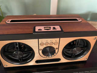 SEVIZ RETRO20W 레트로 블루투스 스피커 — 5점을 준 리뷰어가 2020년 7월 올린 사용 사진