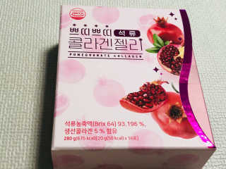 헬스업_쁘띠쁘띠석류콜라겐젤리_20g x 14포 — 4점을 준 리뷰어가 2020년 8월 올린 사용 사진