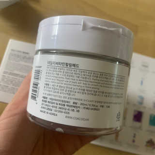 [코아코스] 데일리 비타민 필링패드 70매 200ml — 5점을 준 리뷰어가 2020년 5월 올린 사용 사진