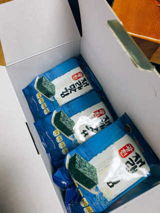 [중소기업유통센터 X 우수소상공인] 파도식품 식탁김 15g 15봉 — 5점을 준 리뷰어가 2020년 12월 올린 사용 사진