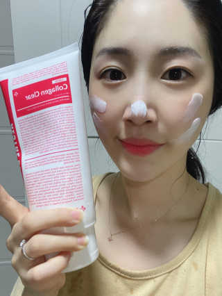 메디필 에스테 더마 유산균 콜라겐 클리어 — 5점을 준 리뷰어가 2020년 5월 올린 사용 사진