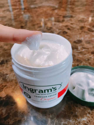 인그람스 캠퍼 크림 오리지널 300ml — 4점을 준 리뷰어가 2020년 4월 올린 사용 사진