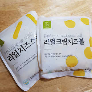 가치식탁 리얼치즈스틱, 리얼크림치즈볼 — 5점을 준 리뷰어가 2020년 10월 올린 사용 사진