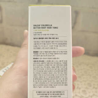 달리프 클로렐라 베러 루트 헤어토닉 100ml — 4점을 준 리뷰어가 2020년 10월 올린 사용 사진