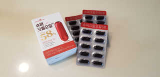 메이준뉴트리 슈퍼 크릴 오일58 1000mg x 30캡슐 — 5점을 준 리뷰어가 2020년 5월 올린 사용 사진