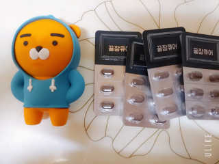 조은약초 꿀잠큐어 제주 감태추출물 감태정 600mg — 4점을 준 리뷰어가 2020년 5월 올린 사용 사진
