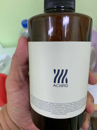 에이처드 유산균 탈모 샴푸 500ml — 5점을 준 리뷰어가 2020년 8월 올린 사용 사진