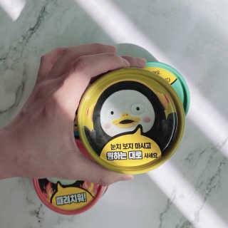 동원참치 펭수참치 — 5점을 준 리뷰어가 2020년 7월 올린 사용 사진