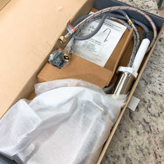 DS670SN 두진바스 하모니프리미엄 싱크대 수전 사틴니켈 — 5점을 준 리뷰어가 2020년 11월 올린 사용 사진