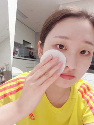 세렌디뷰티 레드 프로폴리스 트리플 토너패드 — 5점을 준 리뷰어가 2020년 7월 올린 사용 사진