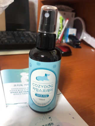 코지독 카밍스프레이 100ml — 5점을 준 리뷰어가 2020년 6월 올린 사용 사진