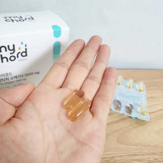 JW중외제약 마이코드 알티지 오메가3 1000 mg — 5점을 준 리뷰어가 2020년 7월 올린 사용 사진