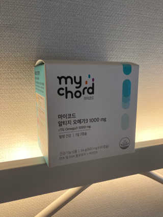 JW중외제약 마이코드 알티지 오메가3 1000 mg — 5점을 준 리뷰어가 2020년 8월 올린 사용 사진