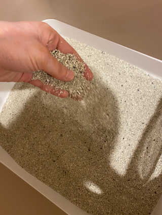 겟플렉스 켓플렉스 캣츠룸BS-1 고양이모래 4kg — 5점을 준 리뷰어가 2020년 12월 올린 사용 사진