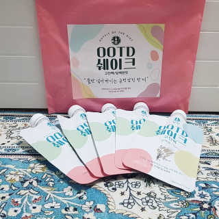 [꾸콤] 참참 OOTD쉐이크 고단백 일주일세트 50g x 5 — 3점을 준 리뷰어가 2020년 10월 올린 사용 사진